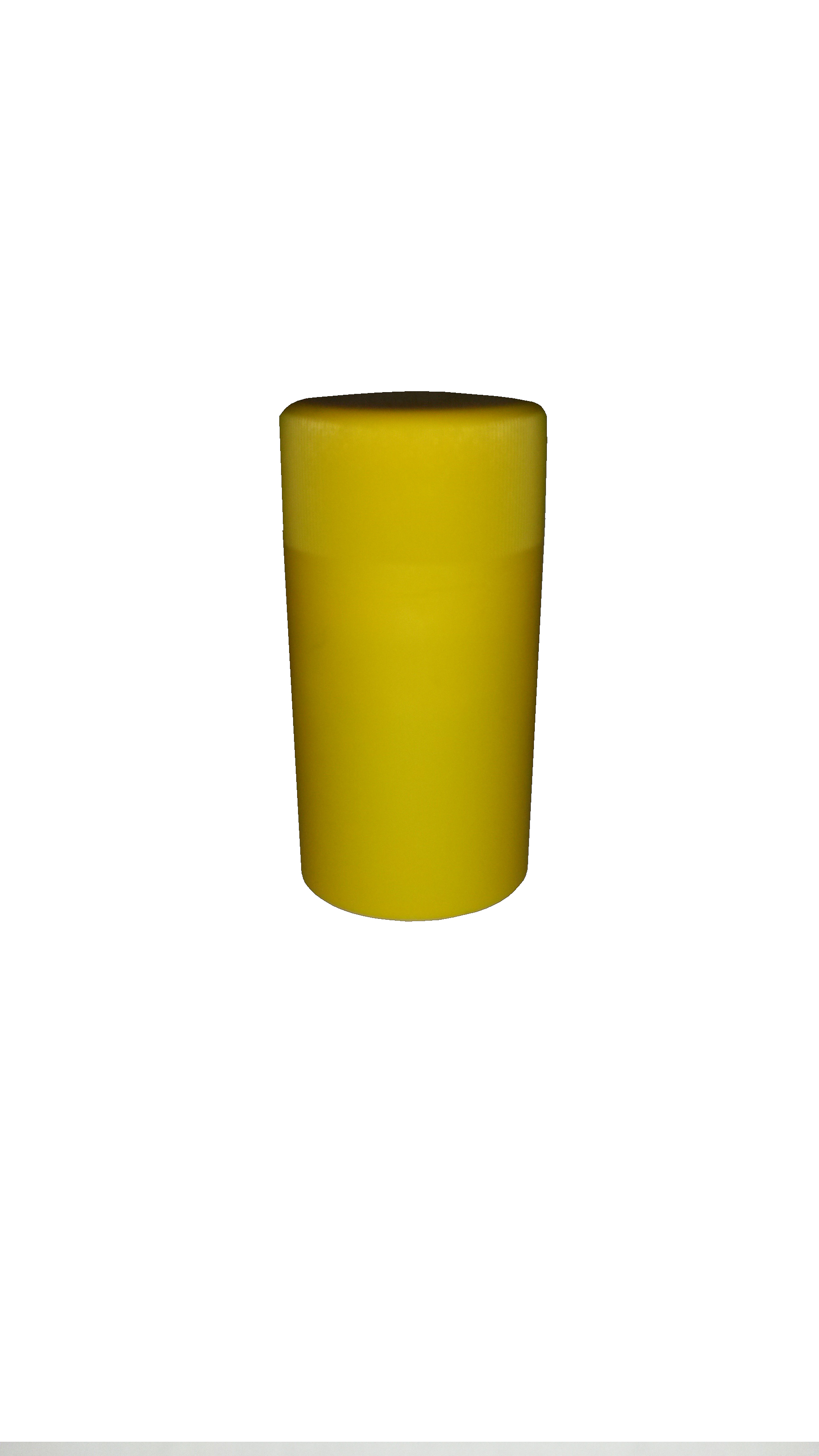 Novatwist Kunststoff BVS-Verschluss 30/60 gelb, matt mit innenliegendem Gewinde